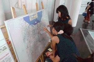 写真：ここから来ましたマップ