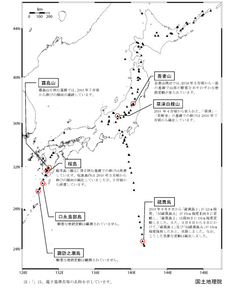 2018年9月全国概況
