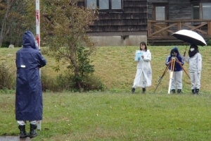 写真:外業の様子その1
