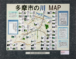 作品：多摩市の川 ＭＡＰ
