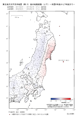 上下の変動量(本震6年後から7年後まで)(PDF形式:303KB)