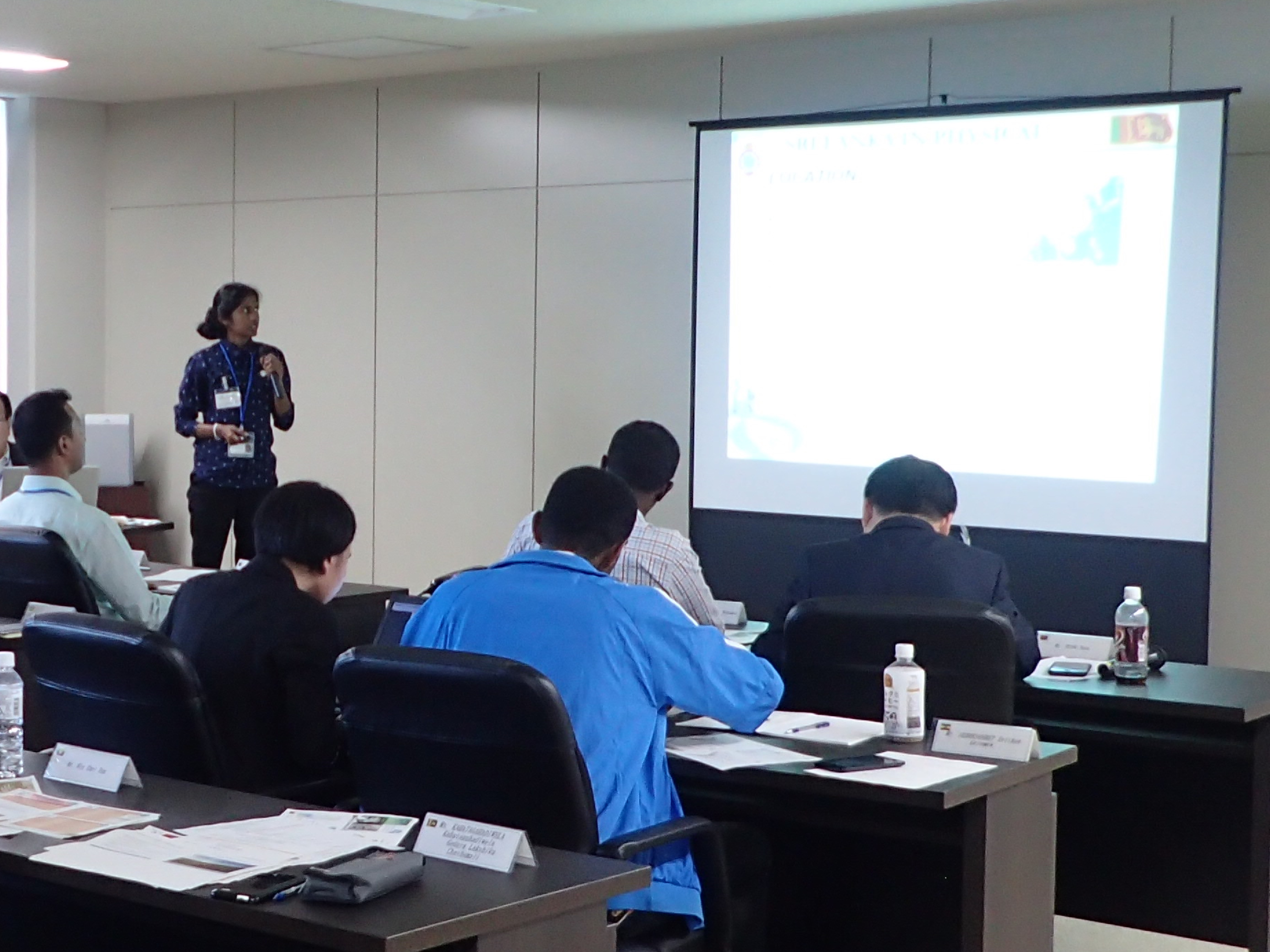 photo of training reports presentation