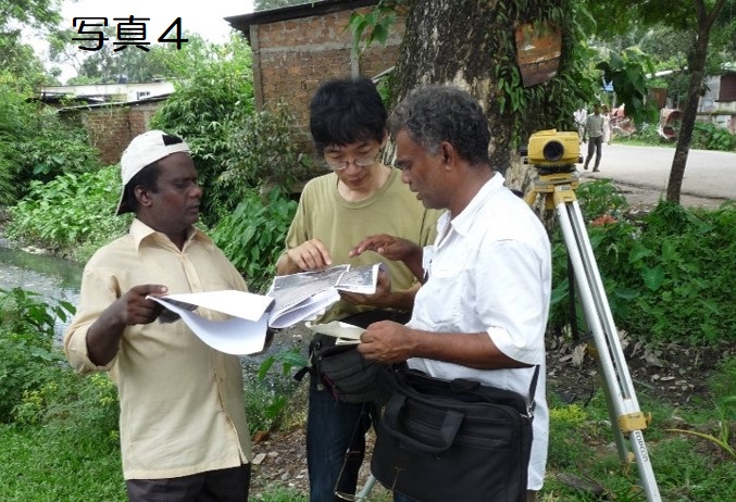 専門家の技術指導の写真