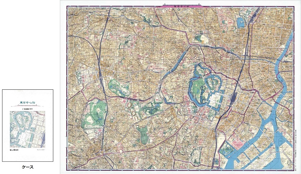 平成の御即位記念地図の画像