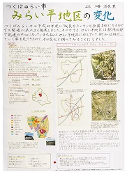 作品：つくばみらい市みらい平地区の変化