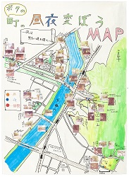 作品：ボクの町の昼夜変ぼうMAP