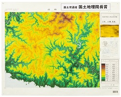 作品：高度分布図「江住」