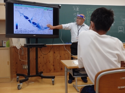 写真：浸水推定図の紹介