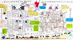 作品：水害から街を守る下水道MAP～雨水やコロナの手洗い水はどこに行くの？～