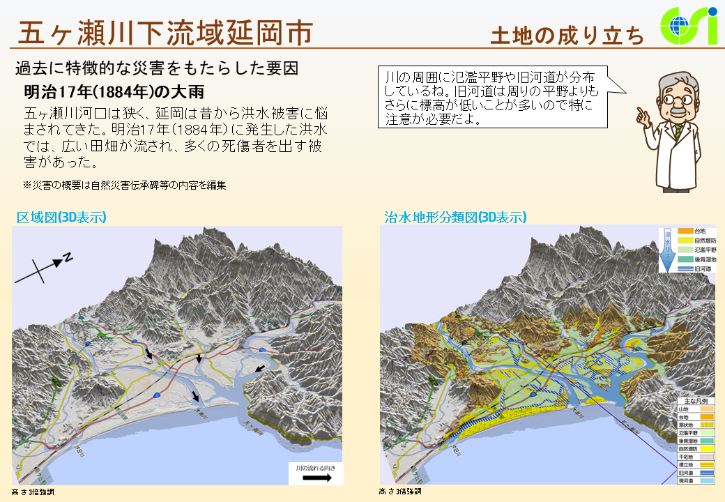 五ヶ瀬川下流域延岡市特性図2