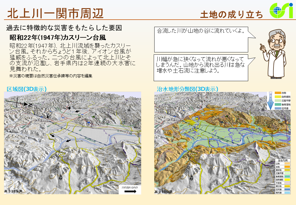 北上川一関市周辺特性図2