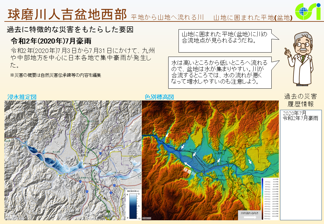 球磨川人吉盆地西部特性図1