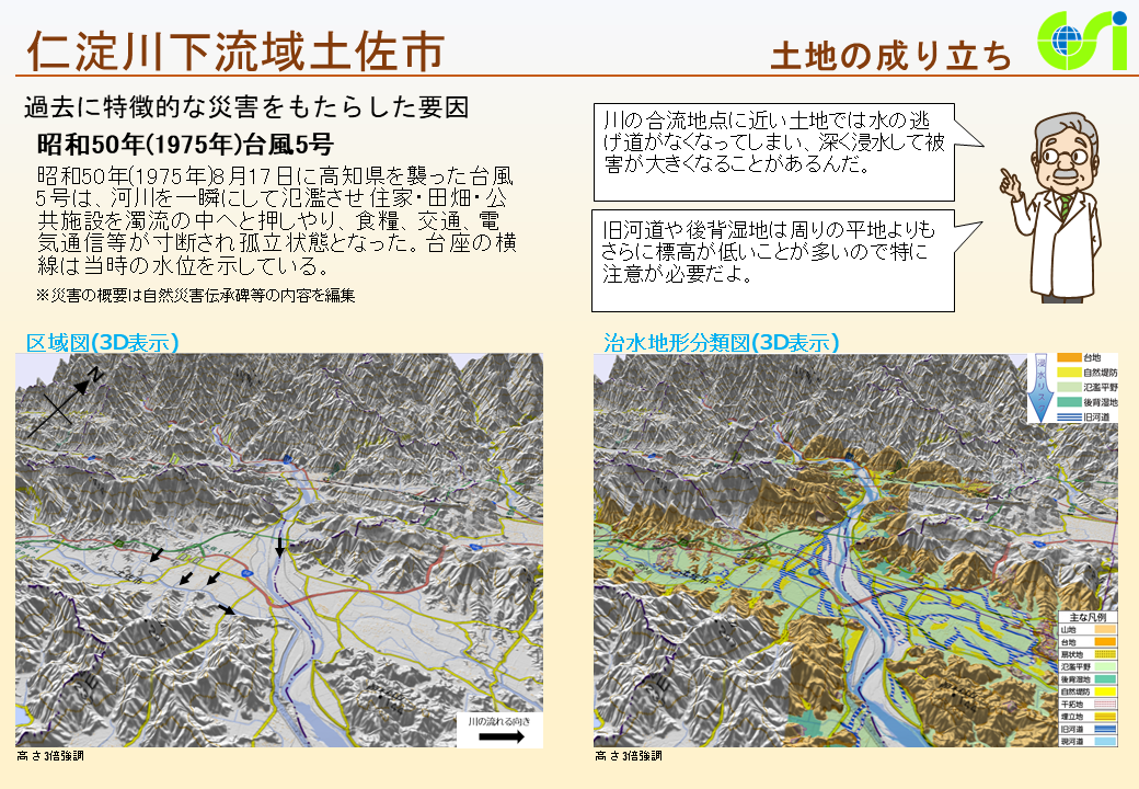 仁淀川下流域土佐市特性図2
