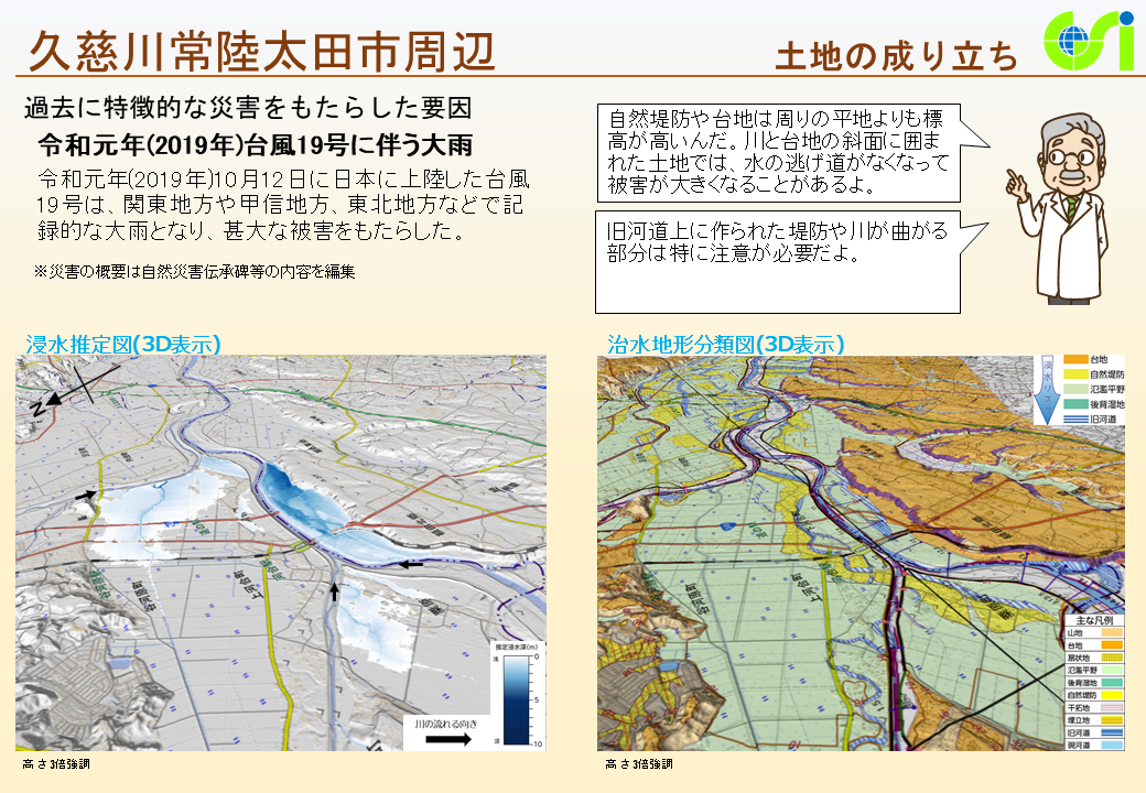 久慈川常陸太田市周辺特性図2