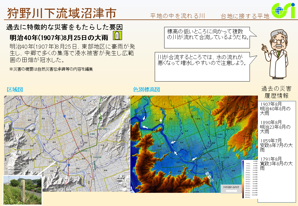 狩野川下流域沼津市域特性図1
