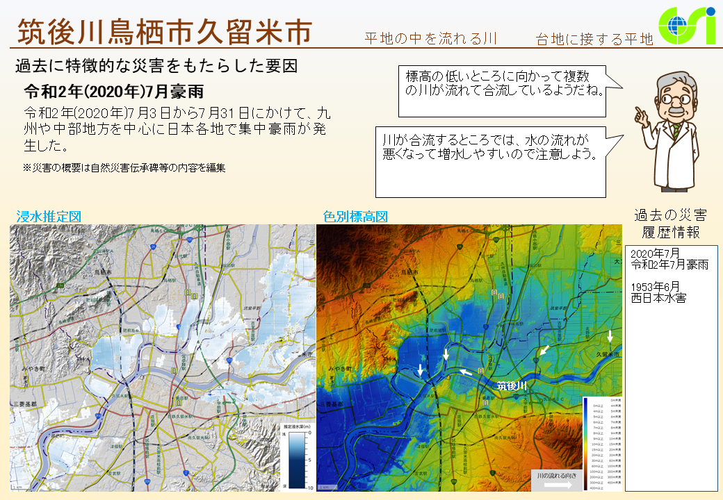 筑後川鳥栖市久留米市特性図1