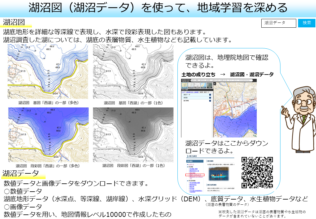 湖沼図を使って、地域学習を深める2
