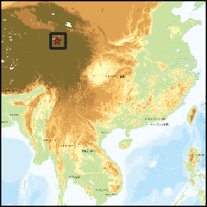 解析エリアを示した図
