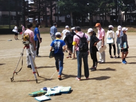 歩測の様子