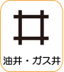 地図記号：油井・ガス井