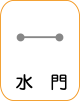 地図記号：水門