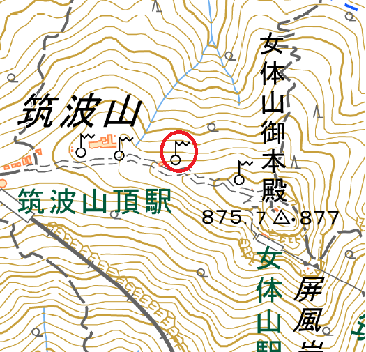 茨城県つくば市付近の地理院地図