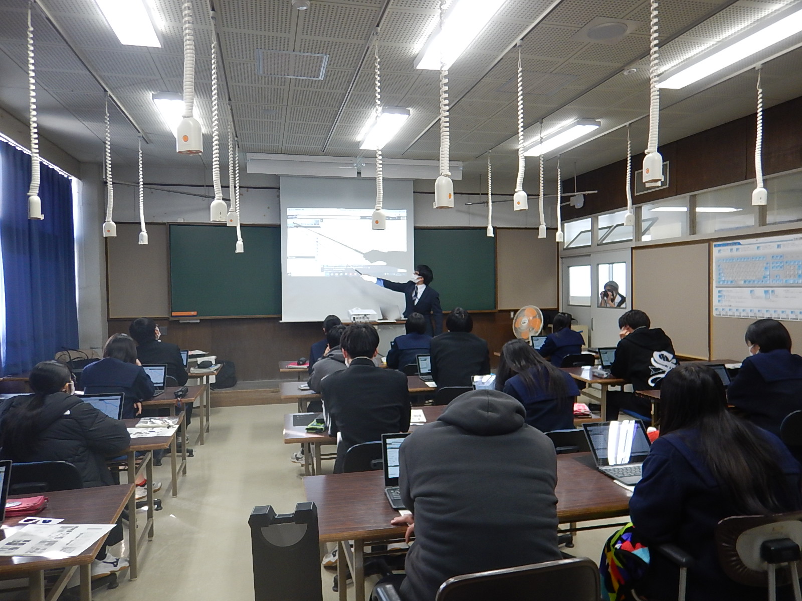 出前授業の様子