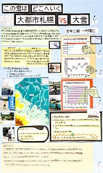 作品：この雪はどこへ行く　 大都市札幌ＶＳ大雪