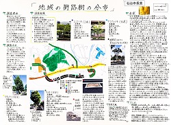 作品名：主題図｢地域の街路樹の分布｣