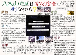 作品名：主題図「八木山地区は本当に安心安全な街なのか」